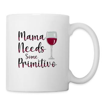 Red Wine Wine Drinker Wine Tester Primitivo Wine - Coffee/Tea Mug - white - Right
