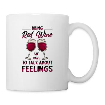 Red Wine Lover Wine Drinker Wine Tester Wine - Coffee/Tea Mug - white - Right