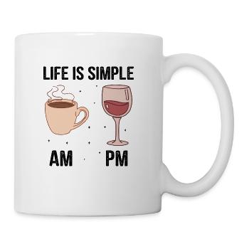 Red Wine Lover Wine Drinker Wine Tester Wine - Coffee/Tea Mug - white - Right