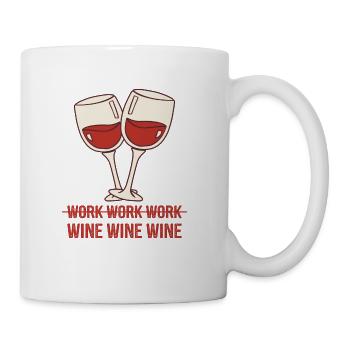 Red Wine Lover Wine Drinker Wine Tester Wine - Coffee/Tea Mug - white - Right