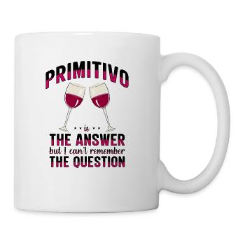 Red Wine Wine Drinker Wine Tester Primitivo Wine - Coffee/Tea Mug - white - Right