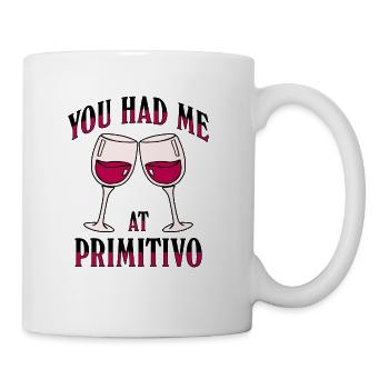 Red Wine Wine Drinker Wine Tester Primitivo Wine - Coffee/Tea Mug - white - Right
