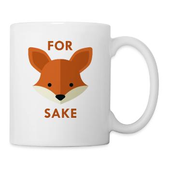 Oh! For Fox Sake - Coffee/Tea Mug - white - Right