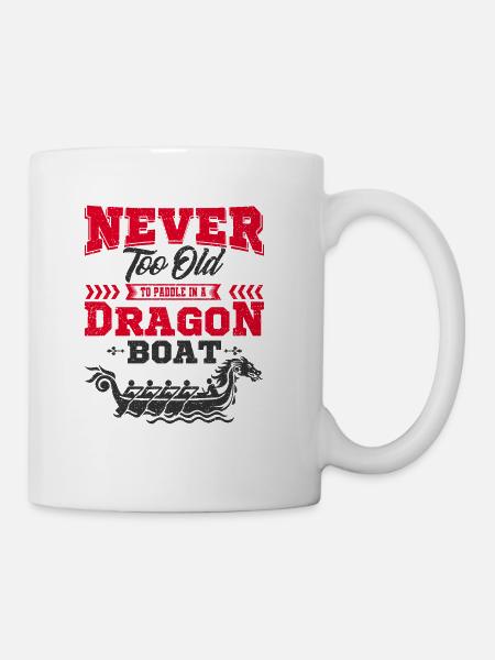 Dragon boat - Coffee/Tea Mug - white