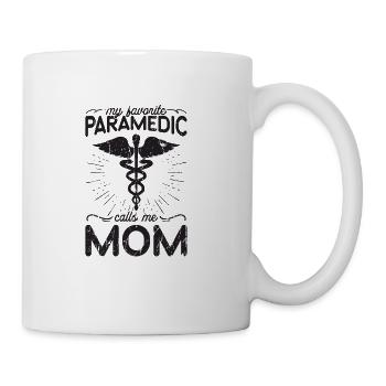 My favorite paramedic calls me mom - paramedic - Coffee/Tea Mug - white - Right