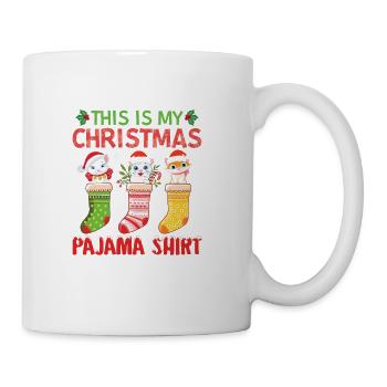 pajama Xmas - Coffee/Tea Mug - white - Right