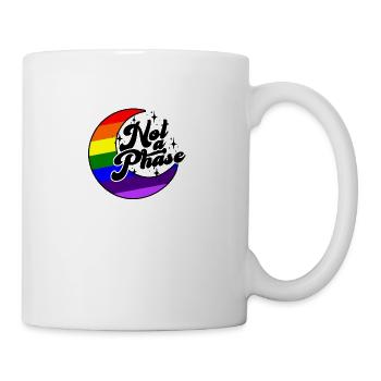 Not a phase - trans - Coffee/Tea Mug - white - Right