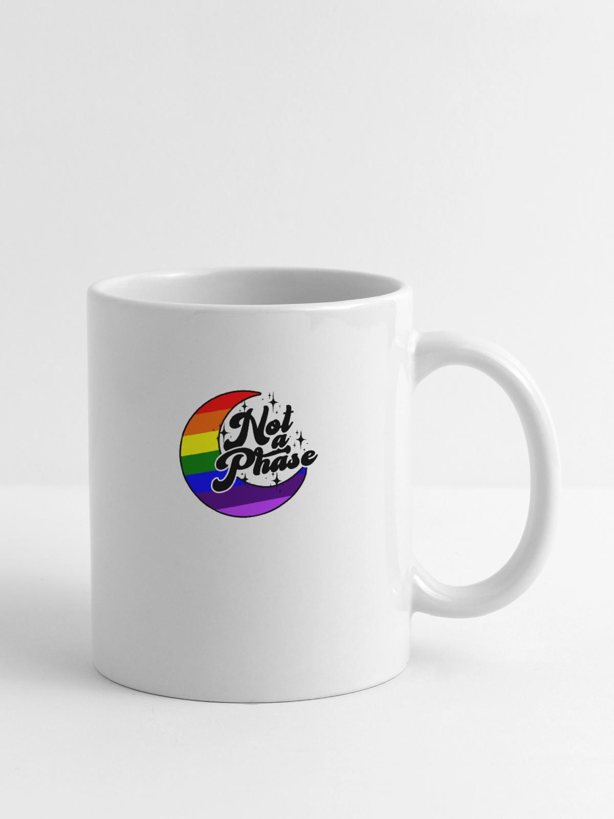 Not a phase - trans - Coffee/Tea Mug - white - Right