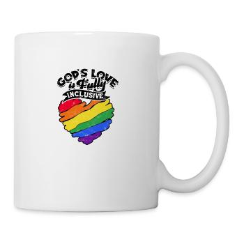 God's love is fully inclusive - inclusive - Coffee/Tea Mug - white - Right