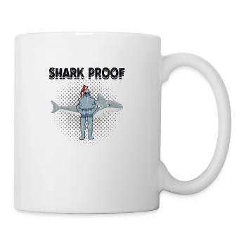 Shark proof - Shark - Coffee/Tea Mug - white - Right