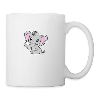 Elephant - Coffee/Tea Mug - white - Right
