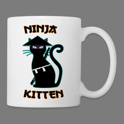 Ninja cat samurai kitten Assassin kitty Meow - Coffee/Tea Mug