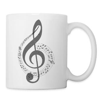 Classic Musical Sketch - Coffee/Tea Mug - white - Right