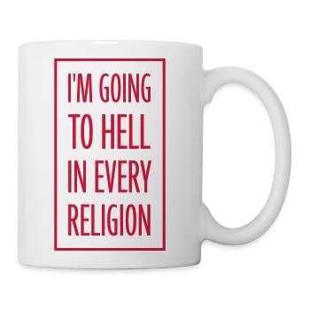 im going to hell - Coffee/Tea Mug - white - Right