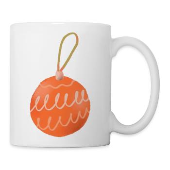 Christmas ball - Coffee/Tea Mug - white - Right