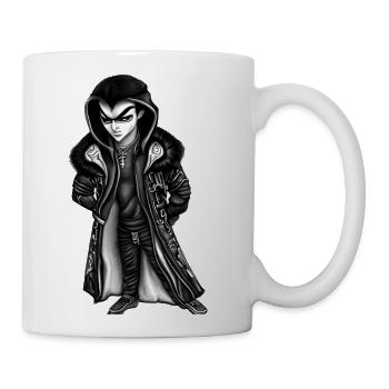 vampire illustration - Coffee/Tea Mug - white - Right
