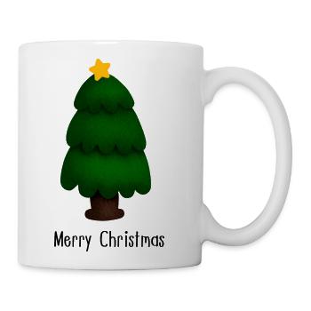 Merry ChristmasTree - Coffee/Tea Mug - white - Right