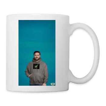 Green Meteor Glow Hoodie Art - Coffee/Tea Mug - white - Right