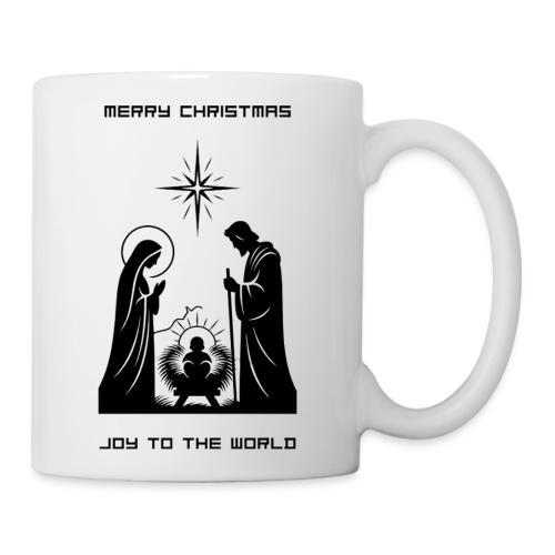 Joy to the World T-Shirt | Minimalist Nativity - Coffee/Tea Mug