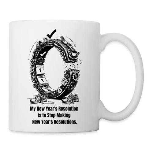 The Resolution Loop - Sarcastic New Year's T-Shirt - Coffee/Tea Mug