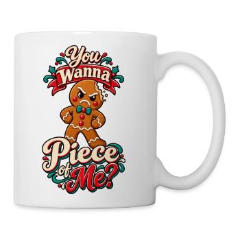 Gingerbread Dare Piece Me - Coffee/Tea Mug - white - Right