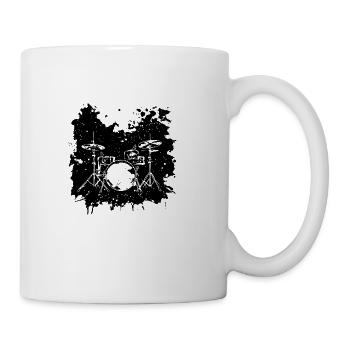 Drum Kit - Coffee/Tea Mug - white - Right