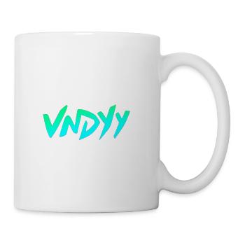 VNDY Neon Gradient Wordmark - Coffee/Tea Mug - white - Right