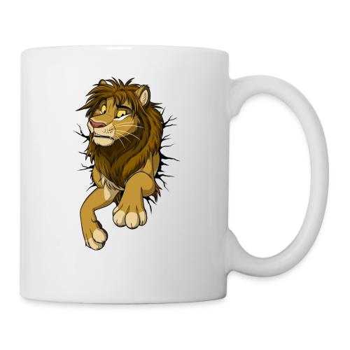 STUCK Lion (black cracks) - Coffee/Tea Mug