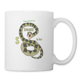 S is for SNAKE - Coffee/Tea Mug - white - Right