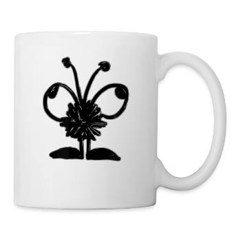 Cute Funny Monster Apparel - Coffee/Tea Mug - white - Right