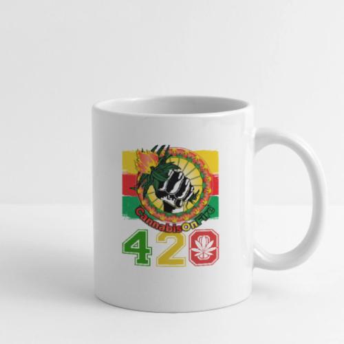 Antic 420 OnFire Herb Weed Marijuana Design - Coffee/Tea Mug