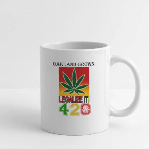 Screaming 420 Oakland Grown Weed Marijuana Design - Coffee/Tea Mug