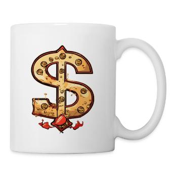 Dollar d’or - Tasse - blanc - Droite