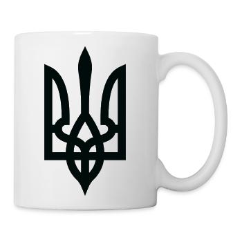 Ukraine Coat of Arms - Coffee/Tea Mug - white - Right
