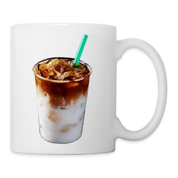 Iced Almond Milk Latte - Coffee/Tea Mug - white - Right