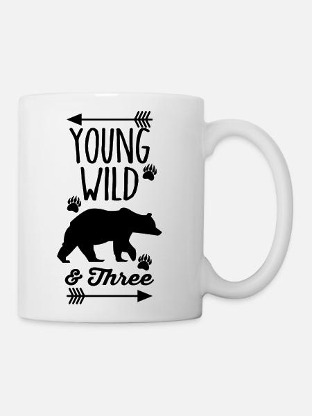 Young Wild And Three - Coffee/Tea Mug - white