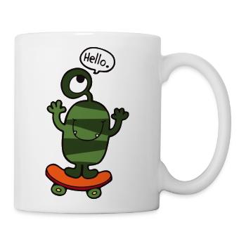 Green Monster - Coffee/Tea Mug - white - Right