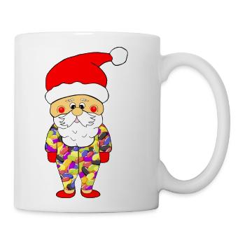 Santa Jelly Bean Onesie - Coffee/Tea Mug - white - Right