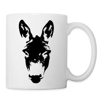 sketch donkey - Coffee/Tea Mug - white - Right
