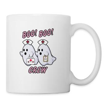 boo boo crew nurse - Coffee/Tea Mug - white - Right