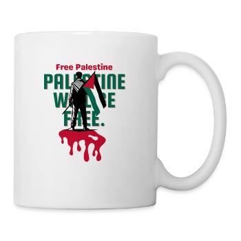 Free Palestine. - Coffee/Tea Mug - white - Right