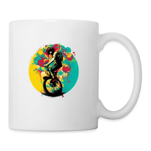 Guy on Unicycle Art. - Coffee/Tea Mug