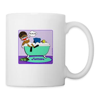 Jumau the Sock Monkey - Coffee/Tea Mug - white - Right