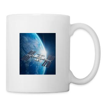 Earthrise Orbital Station - Coffee/Tea Mug - white - Right