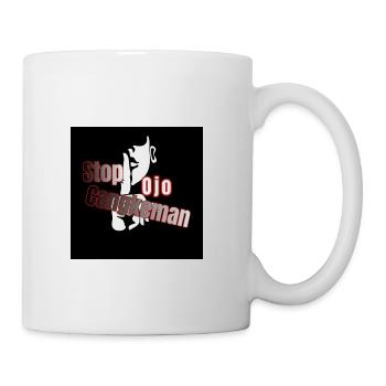 Stop Cangkeman Poster - Coffee/Tea Mug - white - Right