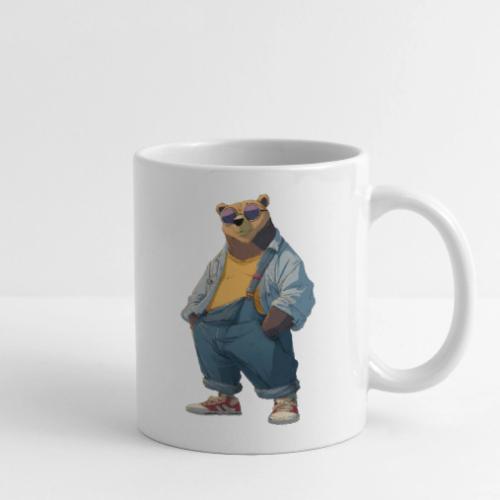 Fashion Streetwear Bear Cartoon Art - Coffee/Tea Mug