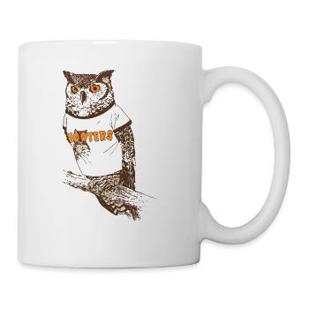 Original Hooter - Coffee/Tea Mug - white - Right