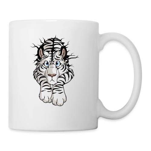 STUCK Tiger White (double-sided) - Coffee/Tea Mug