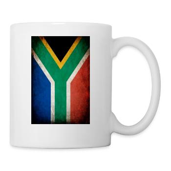 South Africa Flag - Coffee/Tea Mug - white - Right