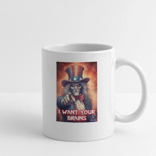 Zombie Uncle Sam Wants You #1T Patriotic Undead - Coffee/Tea Mug